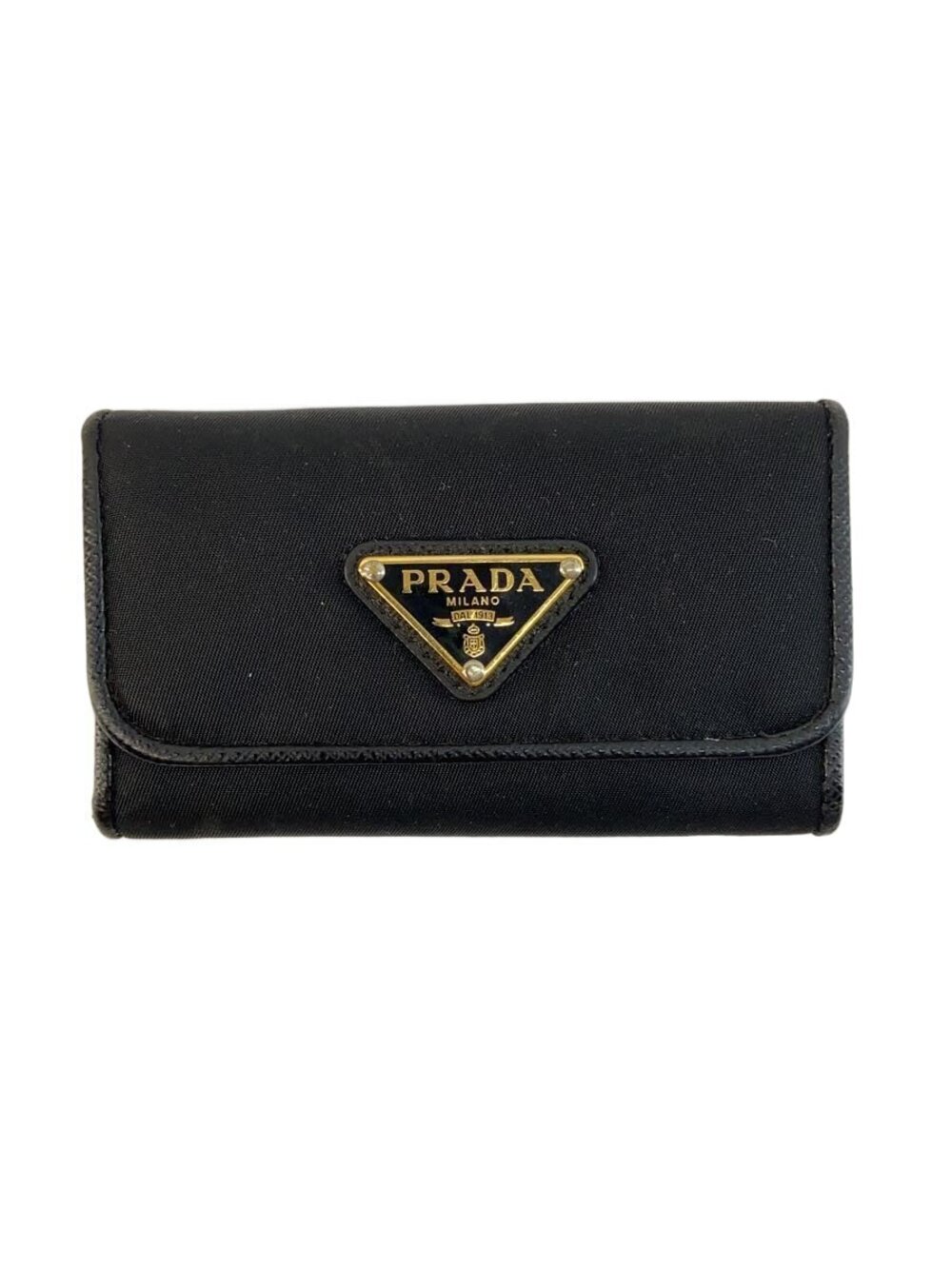 Prada Key Case Wallet Black